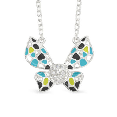 Moth Silver Pendant