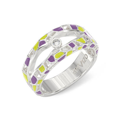 Silver Ring With Cut-out