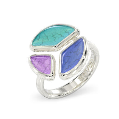 Three Sides Silver Ring