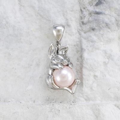 Silver Rabbit Pendant