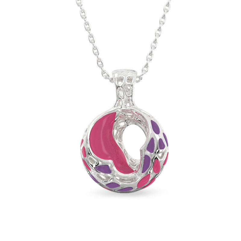 Purple Fantasy Silver Pendant