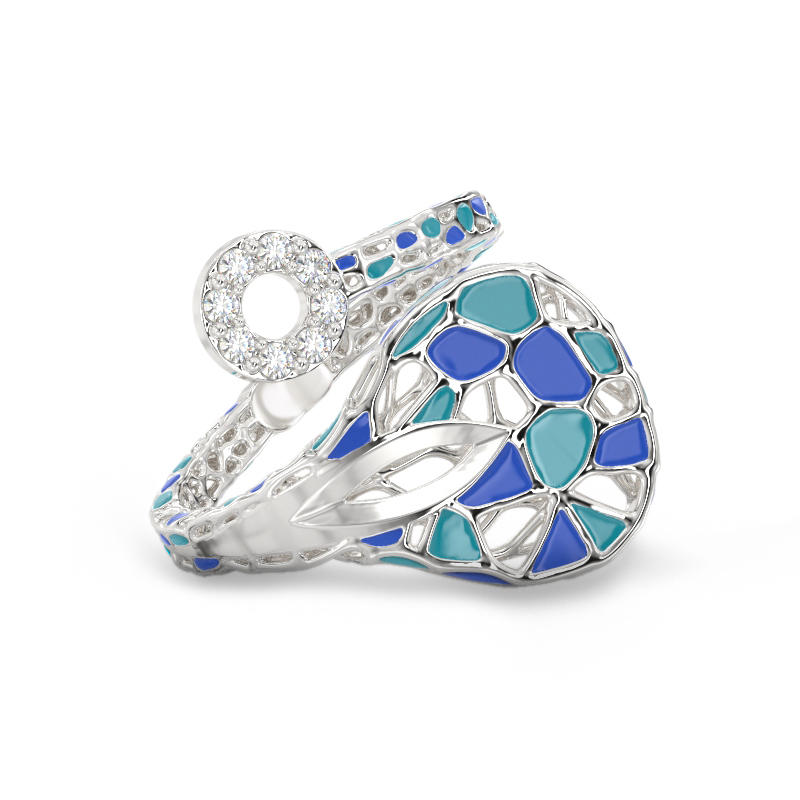 Silver Drop Ring 2