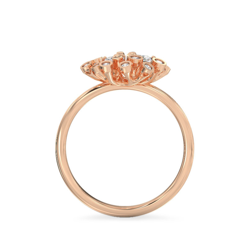 Chrysanthemum Rose Gold Ring3