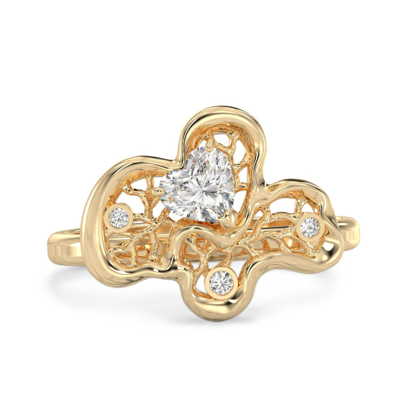 Corylus Yellow Gold Ring2