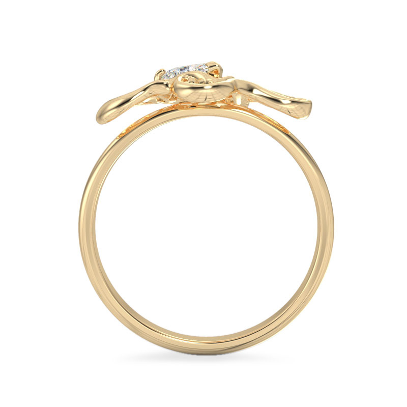 Corylus Yellow Gold Ring3