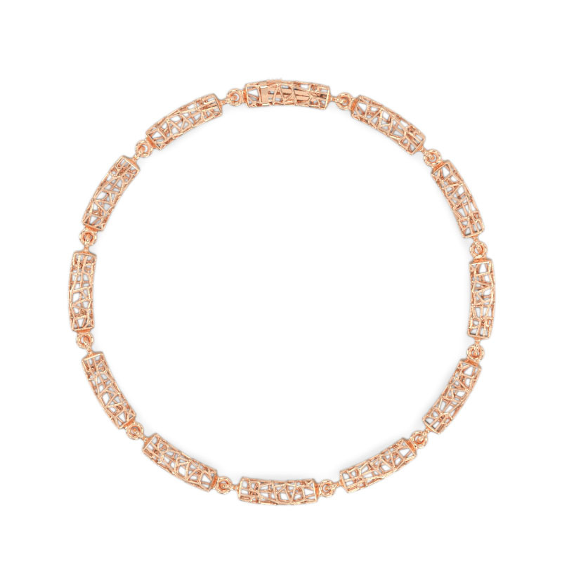 Exquisite Design Bracelet of Rose Gold1