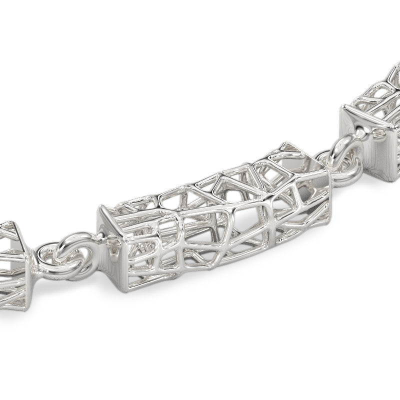 Exquisite Design Bracelet of White Gold2