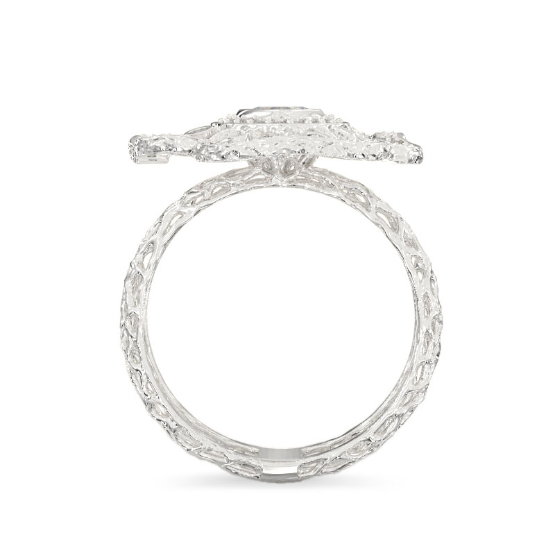 Petunia White Gold Ring3