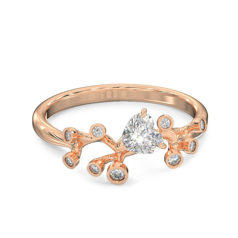 Tree Branch Rose Gold Ring2
